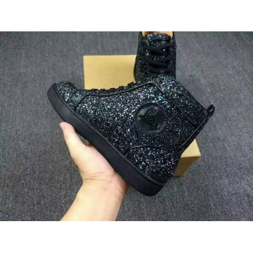 Replica Christian Louboutin CL High Tops Shoes For Men #238762, $98.00 USD, [ITEM#238762], Replica Christian Louboutin High Top Shoes outlet from China