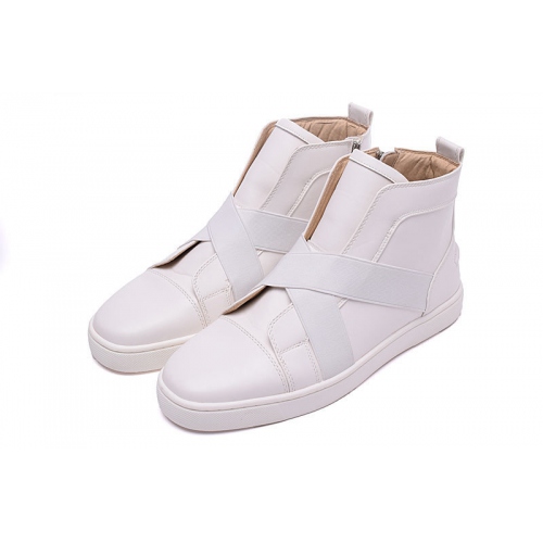 Replica Christian Louboutin CL High Tops Shoes For Men #257223 $100.00 USD for Wholesale