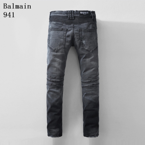 Replica Balmain Jeans For Men Trousers #260896 $68.00 USD for Wholesale