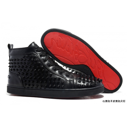 Replica Christian Louboutin CL High Tops Shoes For Men #265315, $115.00 USD, [ITEM#265315], Replica Christian Louboutin High Top Shoes outlet from China