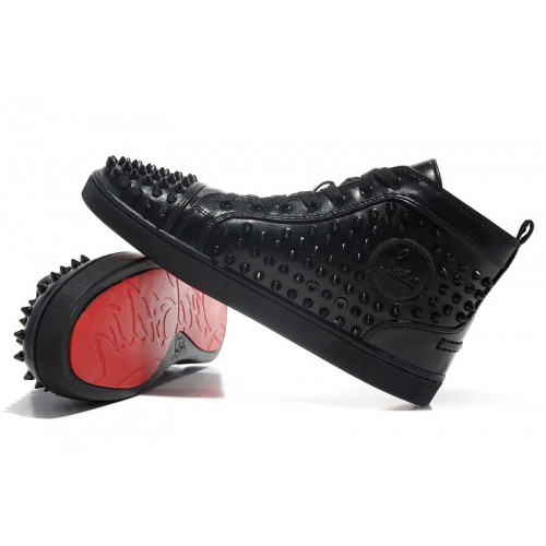 Replica Christian Louboutin CL High Tops Shoes For Men #265315 $115.00 USD for Wholesale
