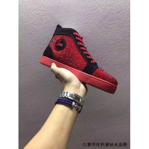 Replica Christian Louboutin CL High Tops Shoes For Women #265386, $115.00 USD, [ITEM#265386], Replica Christian Louboutin High Top Shoes outlet from China