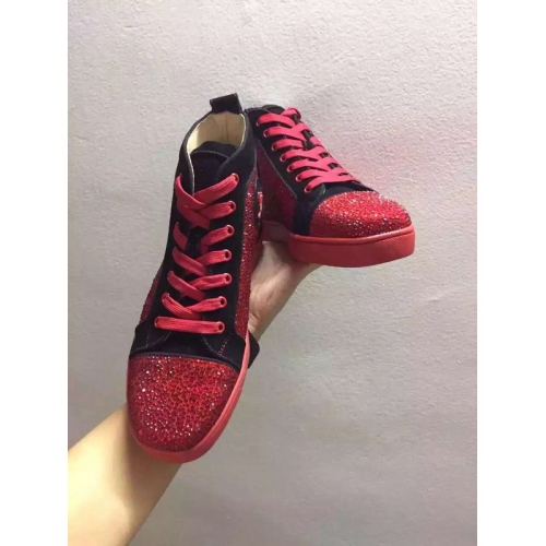 Replica Christian Louboutin CL High Tops Shoes For Men #265392 $115.00 USD for Wholesale