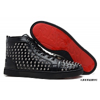 $115.00 USD Christian Louboutin CL High Tops Shoes For Men #265321