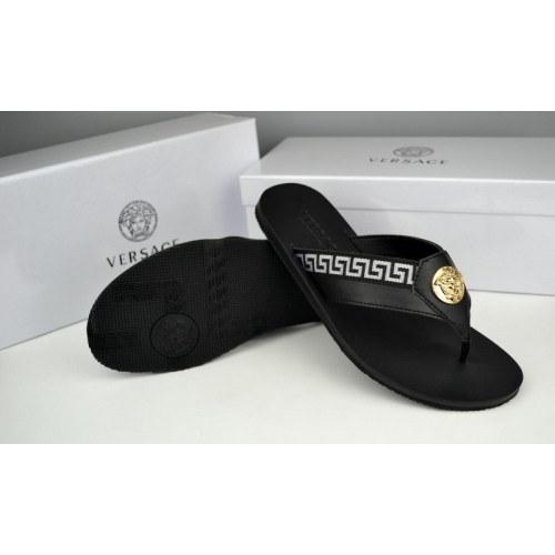 Replica Versace Slippers For Men #287849, $42.80 USD, [ITEM#287849], Replica Versace Slippers outlet from China