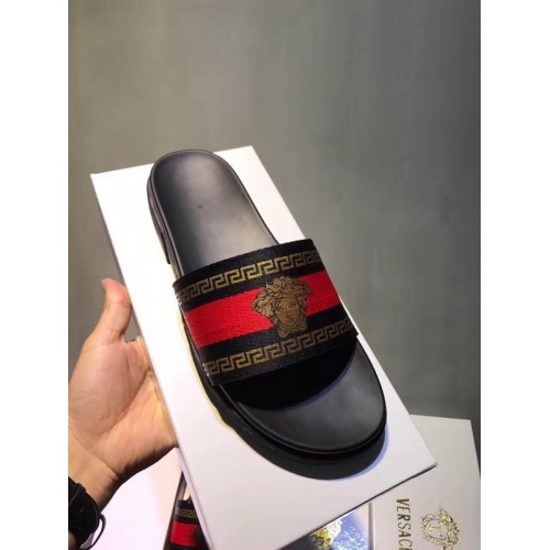 Replica Versace Slippers For Men #296683, $42.10 USD, [ITEM#296683], Replica Versace Slippers outlet from China