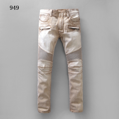 Replica Balmain Jeans For Men #321216, $64.00 USD, [ITEM#321216], Replica Balmain Jeans outlet from China