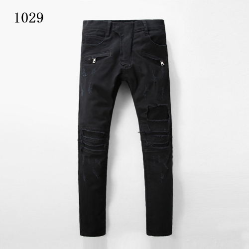 Replica Balmain Jeans For Men #321229, $64.00 USD, [ITEM#321229], Replica Balmain Jeans outlet from China