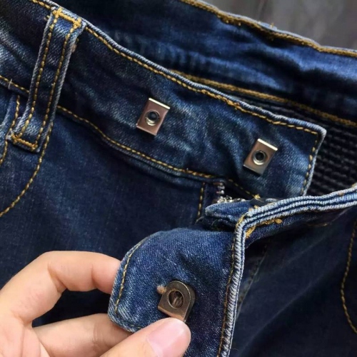 Replica Balmain Jeans For Men #321230 $68.00 USD for Wholesale