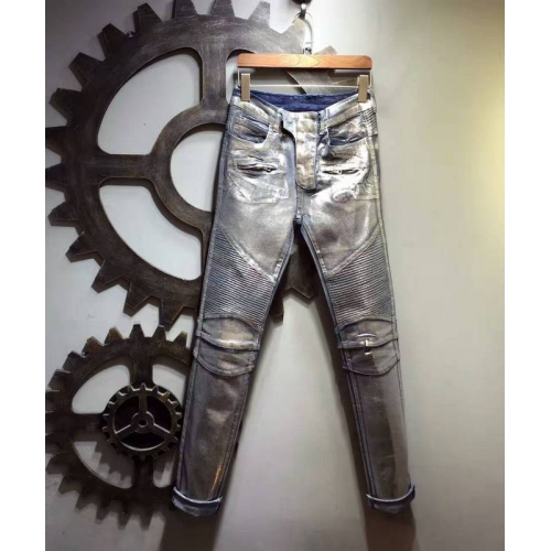 Replica Balmain Jeans For Men #321232, $68.00 USD, [ITEM#321232], Replica Balmain Jeans outlet from China