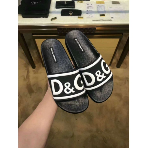 Replica Dolce &amp; Gabbana D&amp;G Slippers For Men #365594, $48.00 USD, [ITEM#365594], Replica Dolce &amp; Gabbana D&amp;G Slippers outlet from China