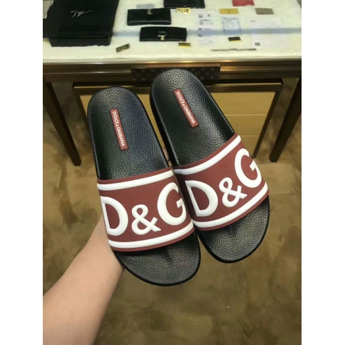 Replica Dolce &amp; Gabbana D&amp;G Slippers For Men #365595, $48.00 USD, [ITEM#365595], Replica Dolce &amp; Gabbana D&amp;G Slippers outlet from China