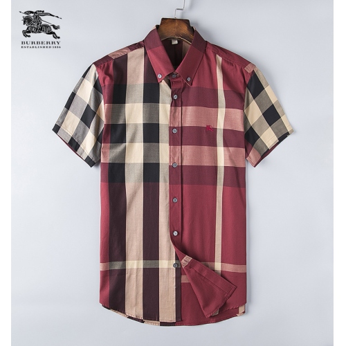 Replica Burberry Shirts Short Sleeved For Men #401615, $32.80 USD, [ITEM#401615], Replica Burberry Shirts outlet from China