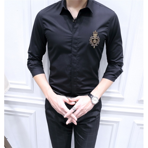 Replica Dolce &amp; Gabbana Shirts Long Sleeved For Men #428496, $86.50 USD, [ITEM#428496], Replica Dolce &amp; Gabbana D&amp;G Shirts outlet from China
