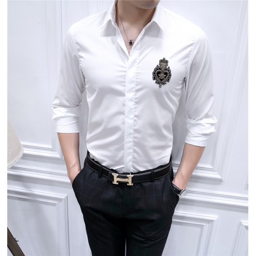 Replica Dolce &amp; Gabbana Shirts Long Sleeved For Men #428497, $86.50 USD, [ITEM#428497], Replica Dolce &amp; Gabbana D&amp;G Shirts outlet from China