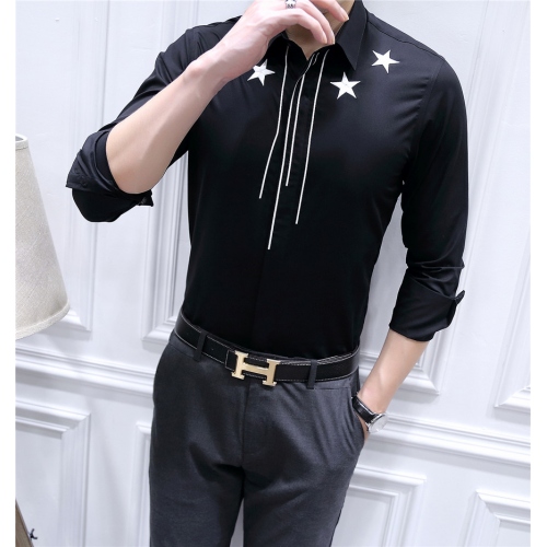 Replica Givenchy shirts Long Sleeved For Men #428606 $86.50 USD for Wholesale
