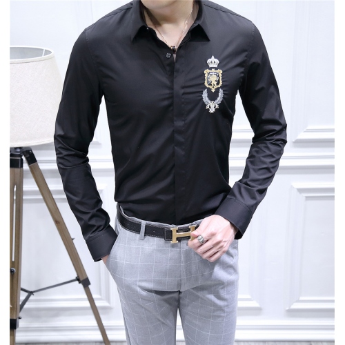 Replica Dolce &amp; Gabbana Shirts Long Sleeved For Men #428621, $86.50 USD, [ITEM#428621], Replica Dolce &amp; Gabbana D&amp;G Shirts outlet from China