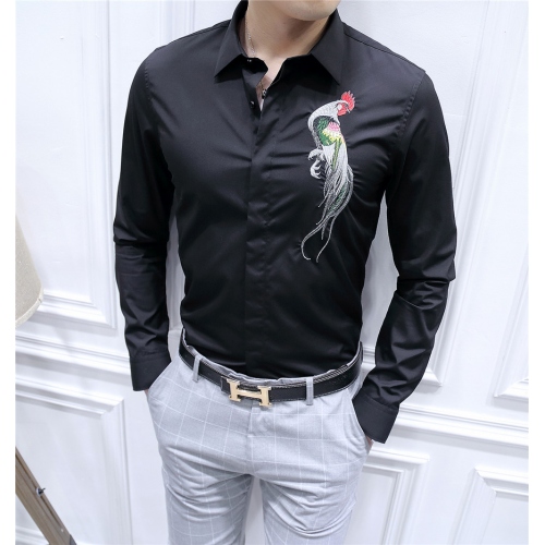 Replica Dolce &amp; Gabbana Shirts Long Sleeved For Men #428645, $86.50 USD, [ITEM#428645], Replica Dolce &amp; Gabbana D&amp;G Shirts outlet from China
