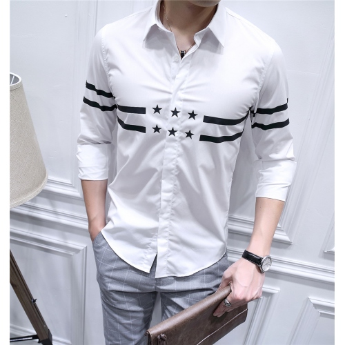 Replica Givenchy shirts Long Sleeved For Men #428665, $86.50 USD, [ITEM#428665], Replica Givenchy Shirts outlet from China