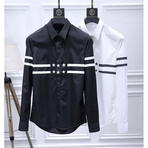Replica Givenchy shirts Long Sleeved For Men #428665 $86.50 USD for Wholesale