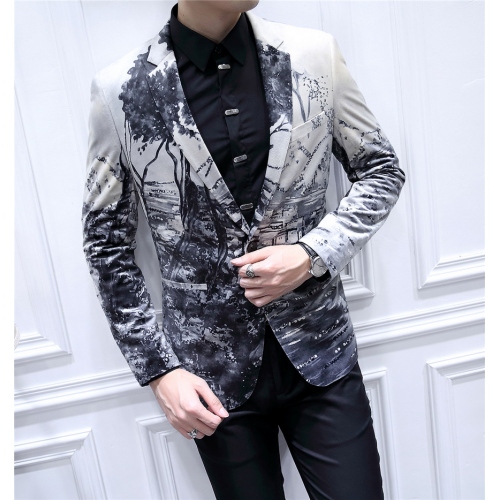 Replica Dolce & Gabbana Suits Long Sleeved For Men #428705 $106.00 USD for Wholesale