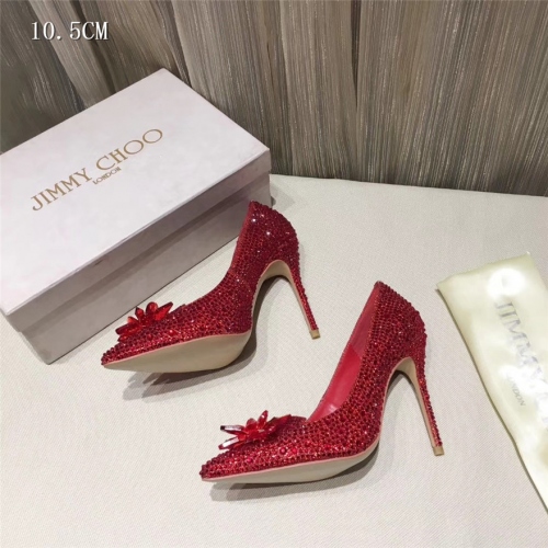Replica Jimmy Choo High-Heeled Shoes For Women #436572 $91.00 USD for Wholesale