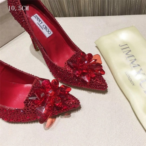 Replica Jimmy Choo High-Heeled Shoes For Women #436572 $91.00 USD for Wholesale