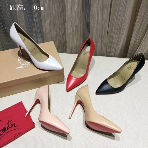 Replica Christian Louboutin CL High-heeled Shoes For Women #436805 $87.00 USD for Wholesale