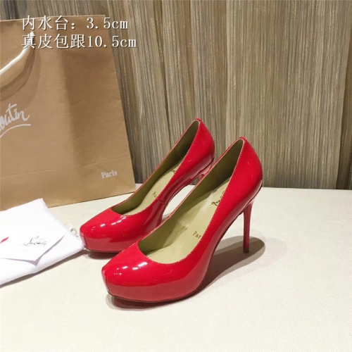 Replica Christian Louboutin CL High-heeled Shoes For Women #436814, $84.00 USD, [ITEM#436814], Replica Christian Louboutin High-heeled shoes outlet from China