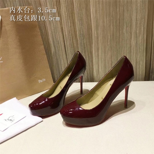 Replica Christian Louboutin CL High-heeled Shoes For Women #436816, $84.00 USD, [ITEM#436816], Replica Christian Louboutin High-heeled shoes outlet from China