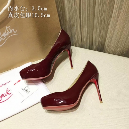 Replica Christian Louboutin CL High-heeled Shoes For Women #436816 $84.00 USD for Wholesale
