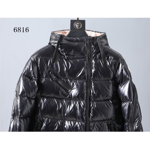 Replica Moncler Down Feather Coat Long Sleeved For Men #445350 $196.00 USD for Wholesale