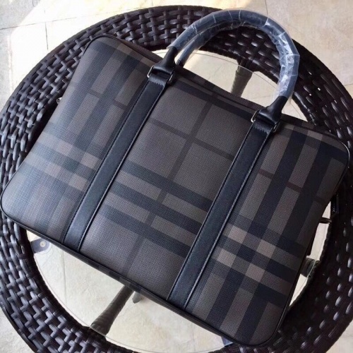 Replica Burberry AAA Quality Handbags For Men #455535 $93.00 USD for Wholesale