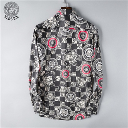 Replica Versace Shirts Long Sleeved For Men #458937 $36.50 USD for Wholesale