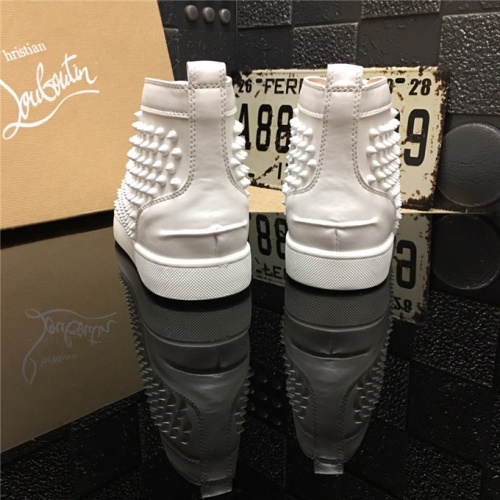 Replica Christian Louboutin CL High Tops Shoes For Men #477766 $85.00 USD for Wholesale