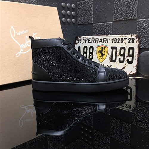 Replica Christian Louboutin CL High Tops Shoes For Men #478427 $82.00 USD for Wholesale