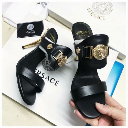 Replica Versace Fashion Slippers For Women #480906 $78.00 USD for Wholesale