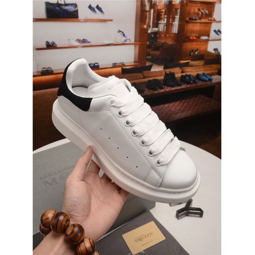 Replica Alexander McQueen Leather Shoes For Women #485003, $80.00 USD, [ITEM#485003], Replica Alexander McQueen Casual Shoes outlet from China