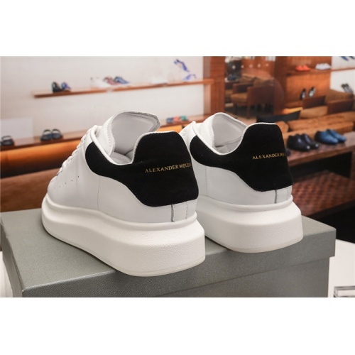 Replica Alexander McQueen Leather Shoes For Women #485003 $80.00 USD for Wholesale