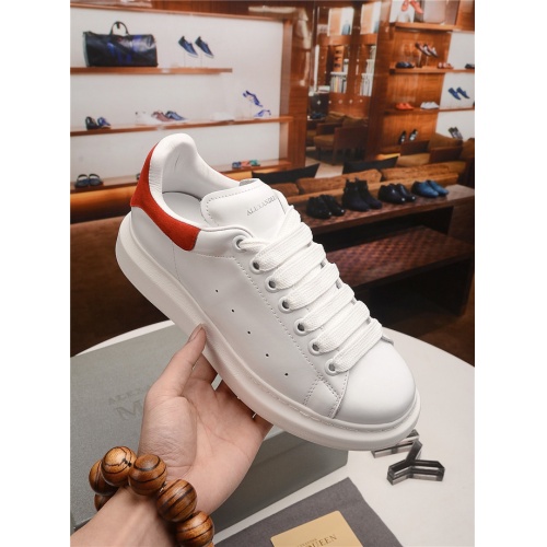 Replica Alexander McQueen Leather Shoes For Women #485004, $80.00 USD, [ITEM#485004], Replica Alexander McQueen Casual Shoes outlet from China
