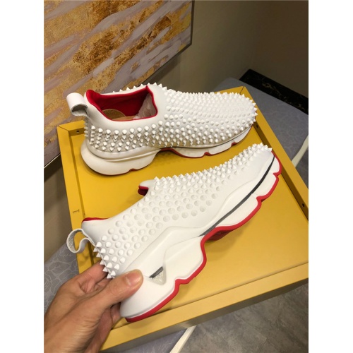 Replica Christian Louboutin CL Casual Shoes For Men #490388 $111.00 USD for Wholesale