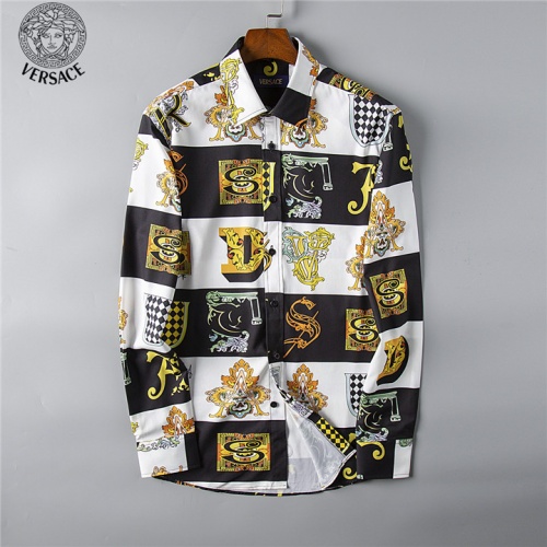 Replica Versace Fashion Shirts Long Sleeved For Men #492209, $38.00 USD, [ITEM#492209], Replica Versace Shirts outlet from China