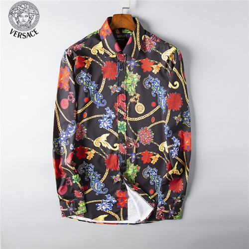 Replica Versace Fashion Shirts Long Sleeved For Men #492211, $38.00 USD, [ITEM#492211], Replica Versace Shirts outlet from China