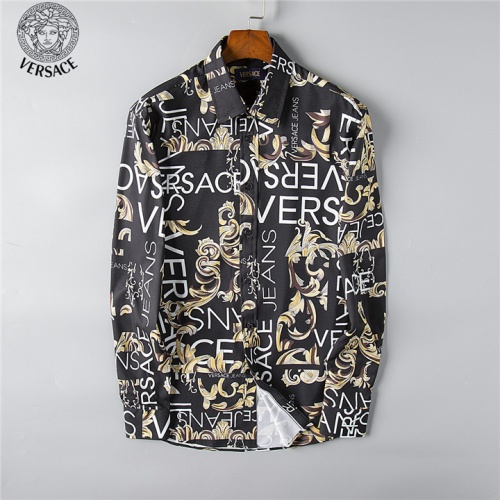 Replica Versace Fashion Shirts Long Sleeved For Men #492216, $38.00 USD, [ITEM#492216], Replica Versace Shirts outlet from China