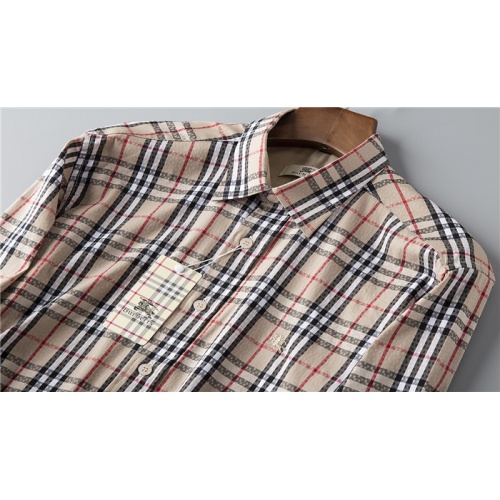 Replica Burberry Shirts Long Sleeved For Men #492501 $36.50 USD for Wholesale