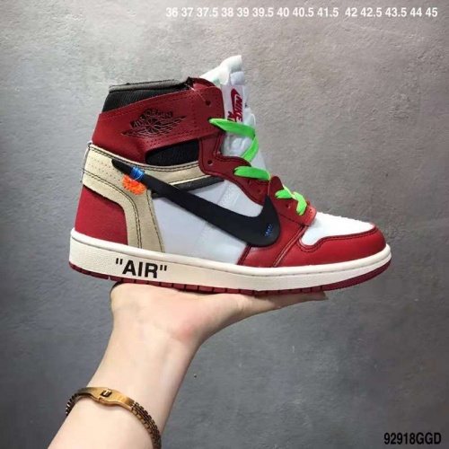 Replica Nike Air Jordan 1 &amp; Off-White For Men #497441, $66.00 USD, [ITEM#497441], Replica Air Jordan Shoes for New outlet from China