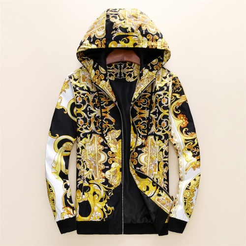 Replica Versace Jackets Long Sleeved For Men #497454, $56.00 USD, [ITEM#497454], Replica Versace Jackets outlet from China