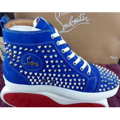Replica Christian Louboutin CL High Tops Shoes For Men #503005, $85.00 USD, [ITEM#503005], Replica Christian Louboutin High Top Shoes outlet from China