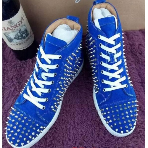 Replica Christian Louboutin CL High Tops Shoes For Men #503005 $85.00 USD for Wholesale