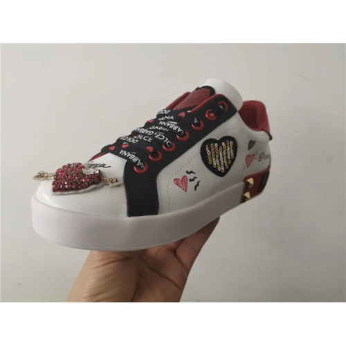 Replica Dolce & Gabbana D&G Casual Shoes For Women #503228 $90.00 USD for Wholesale